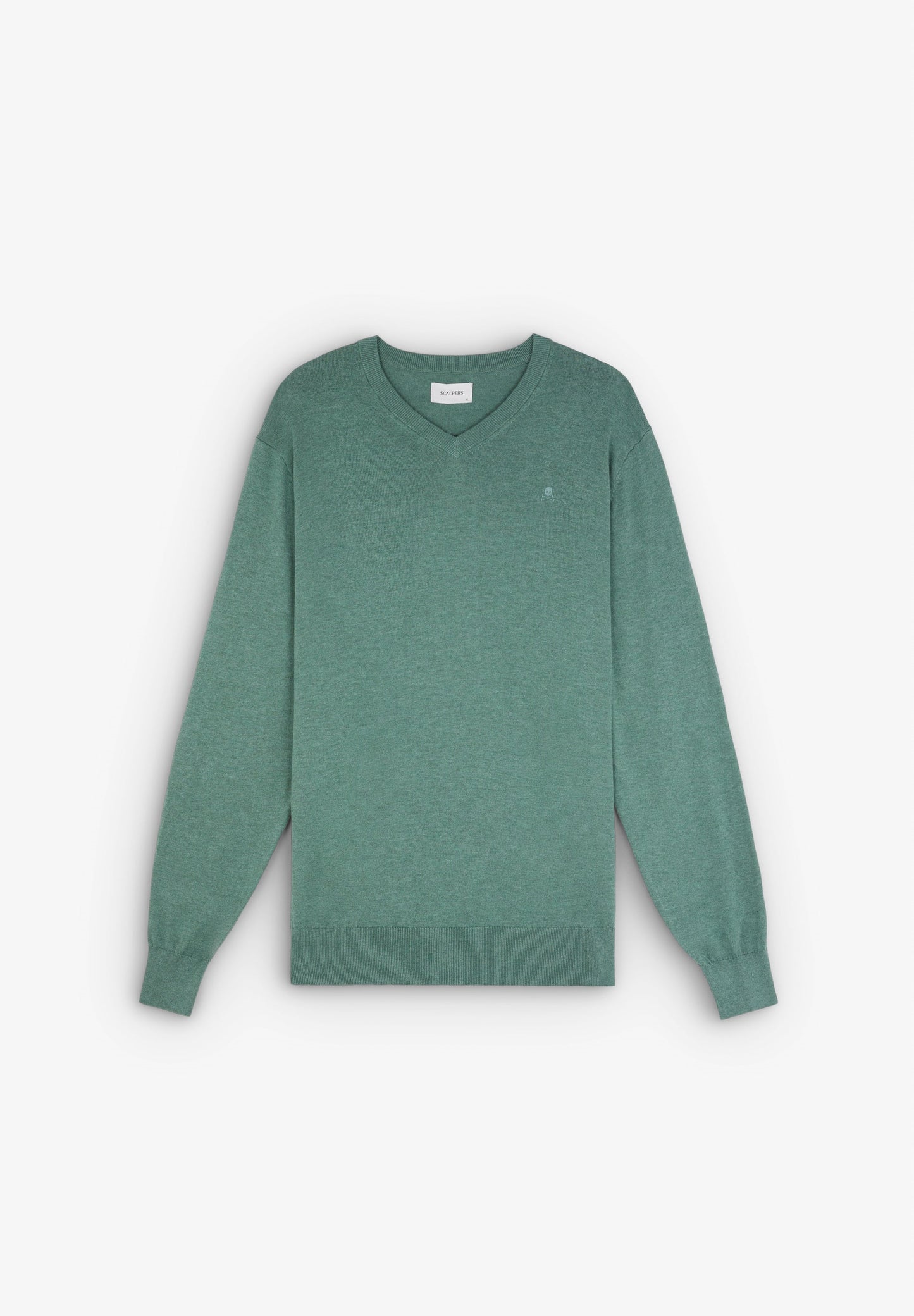 SCSKULL V NECK TRICOT - Scalpers