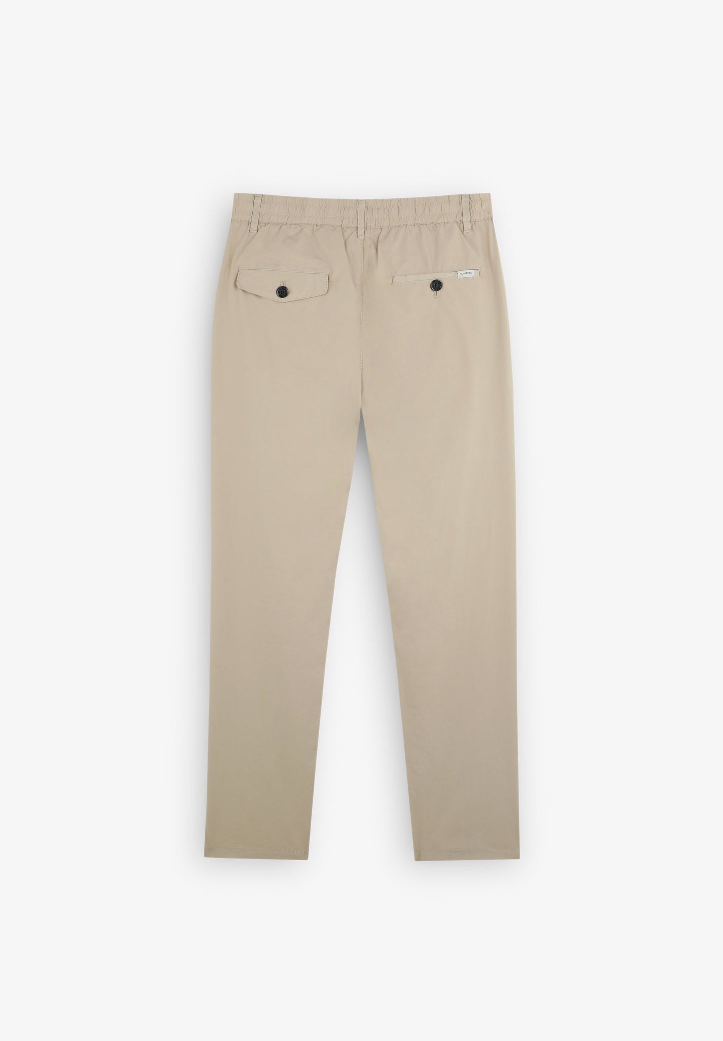 PLEATED CHINO TROUSERS