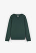 BASIC SWEATSHIRT WITH EMBROIDERED SKULL