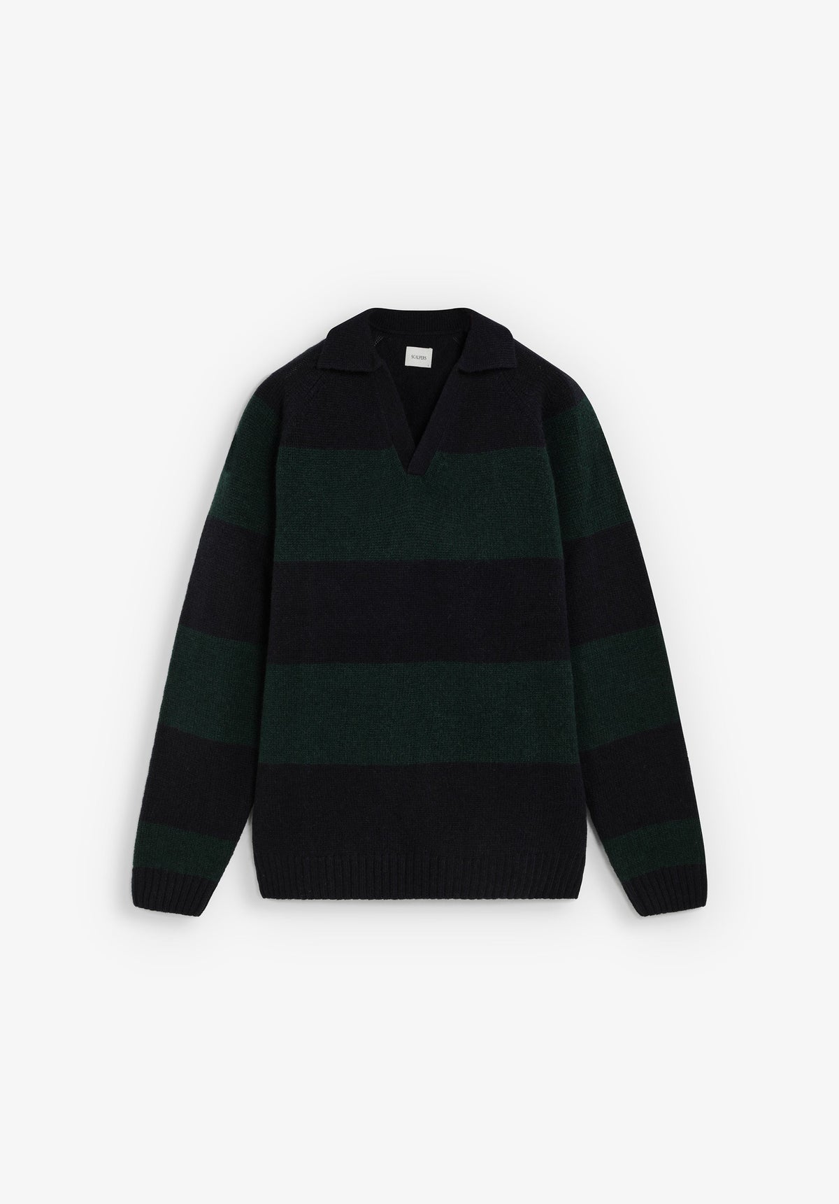 WOOL POLO SWEATER