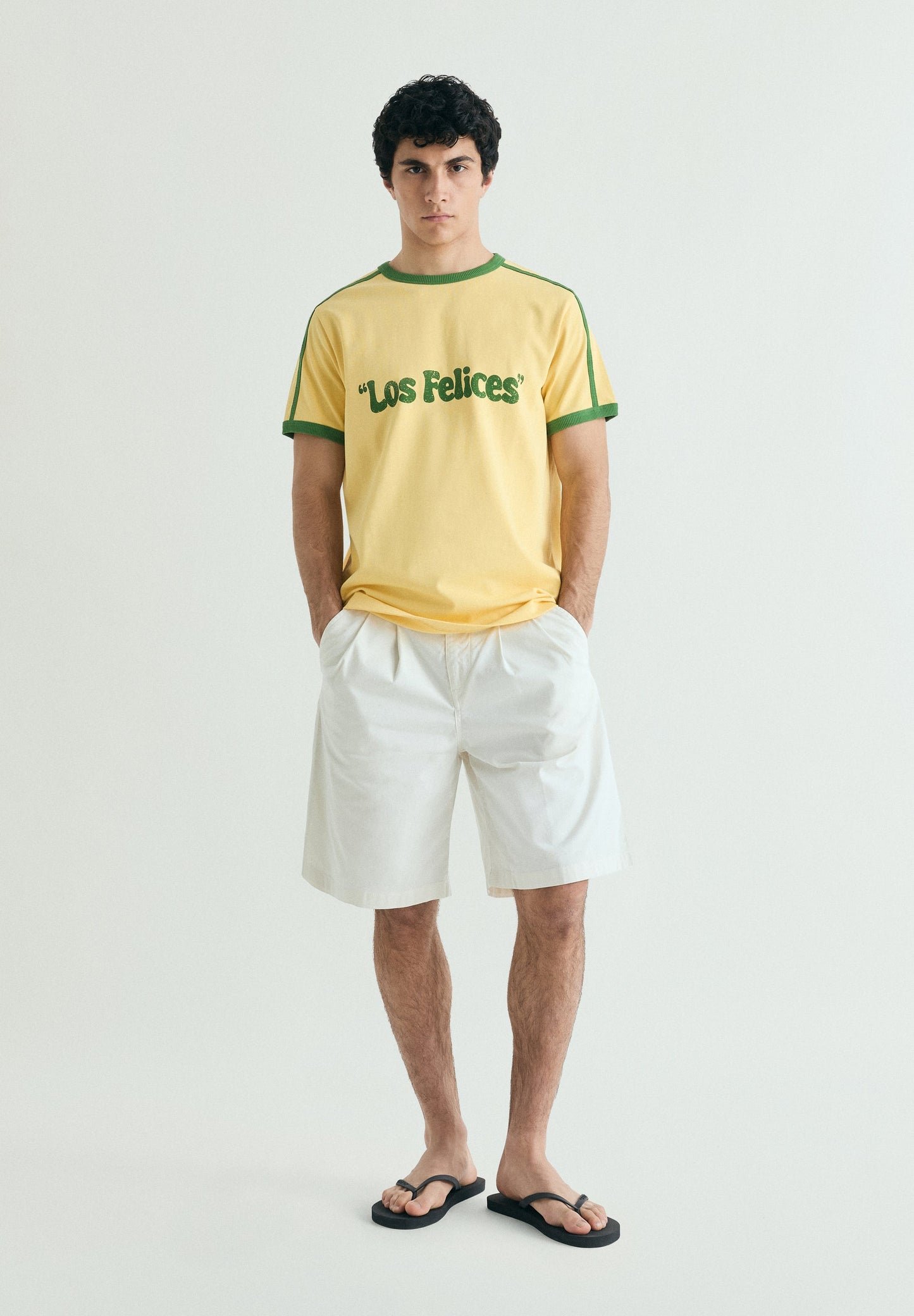 CONTRAST RIBBED T-SHIRT  | LE CHIRINGUITO