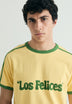 CONTRAST RIBBED T-SHIRT  | LE CHIRINGUITO
