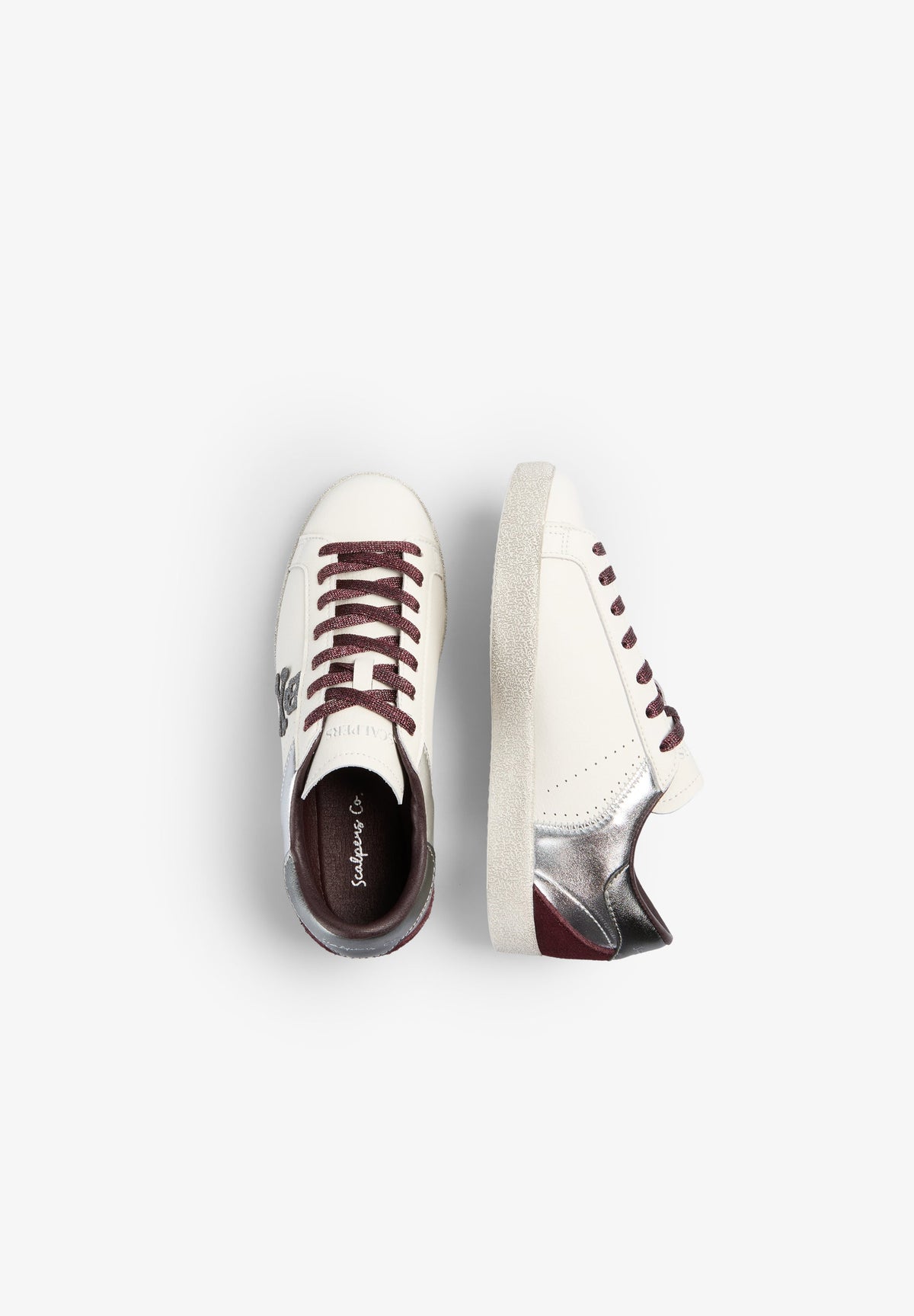 METALLIC SKULL SNEAKERS