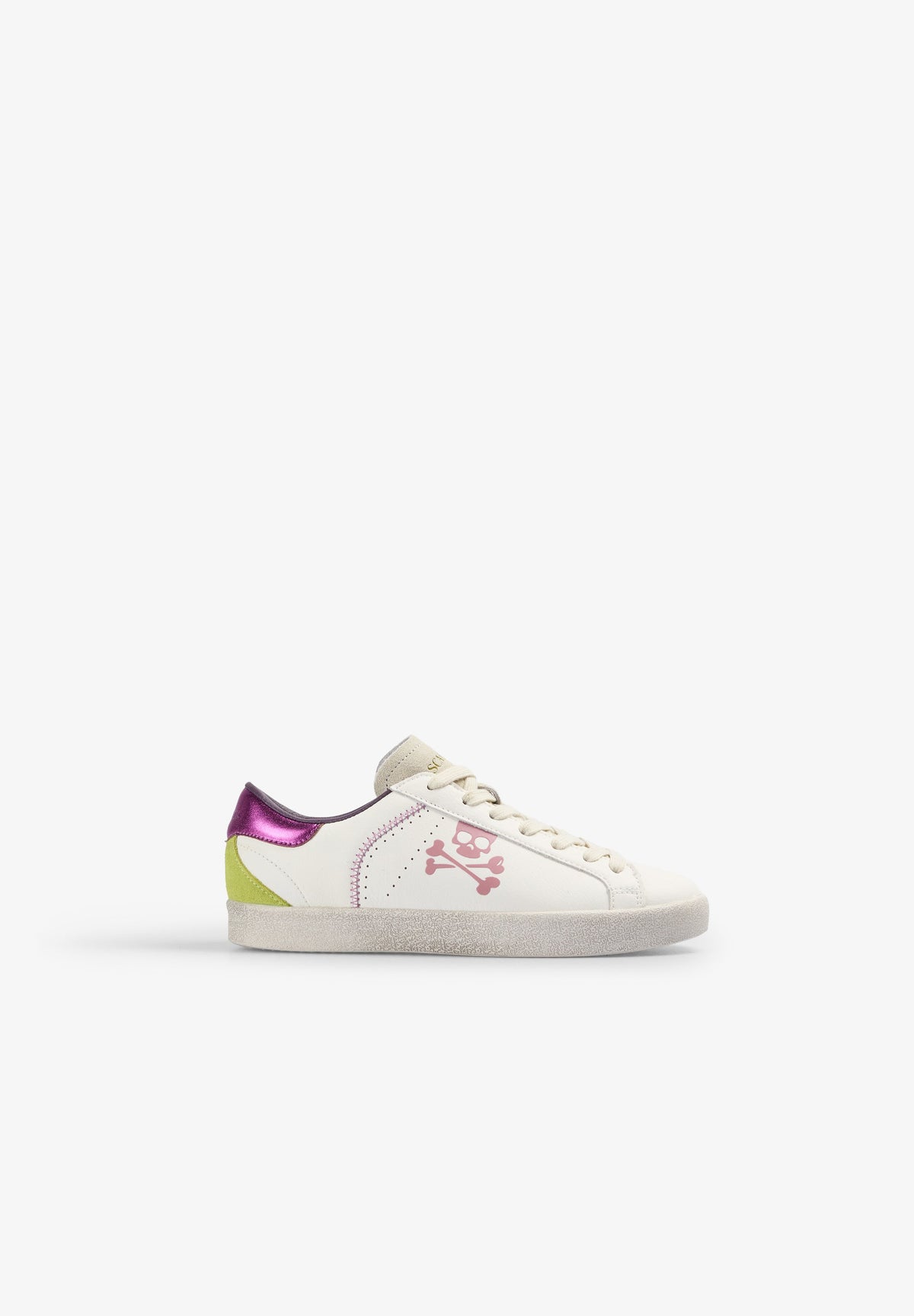 METALLIC SKULL SNEAKERS