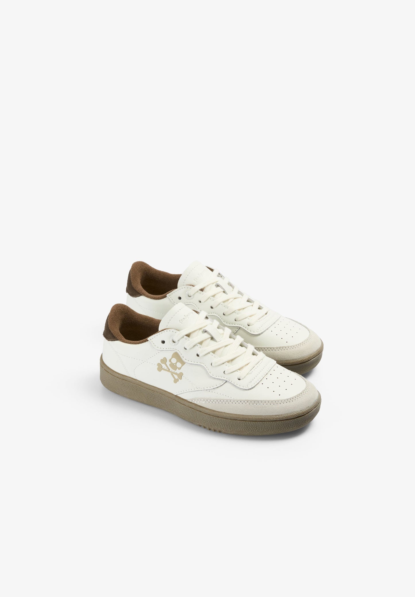CONTRAST SKULL SNEAKERS