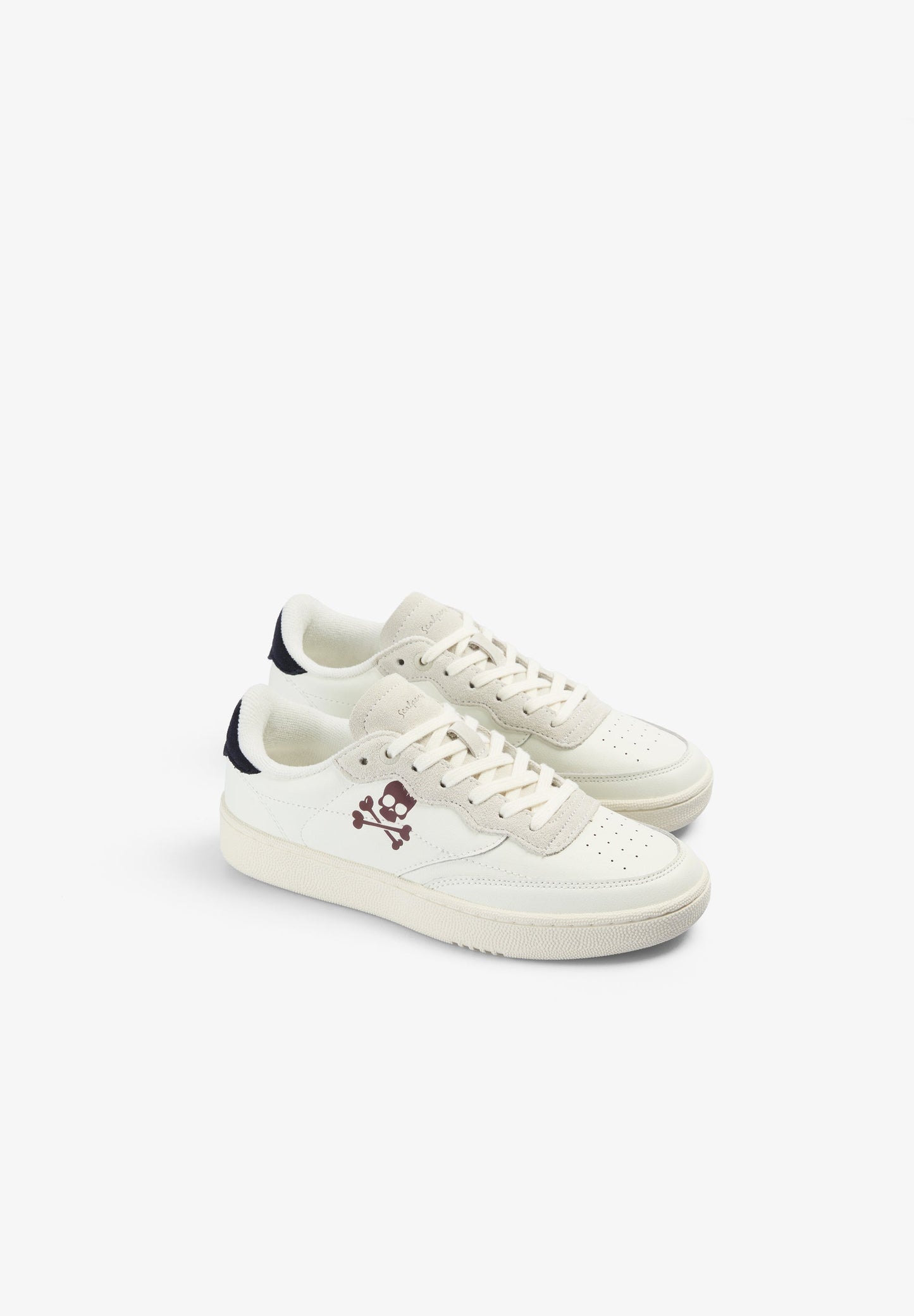 CONTRAST SKULL SNEAKERS
