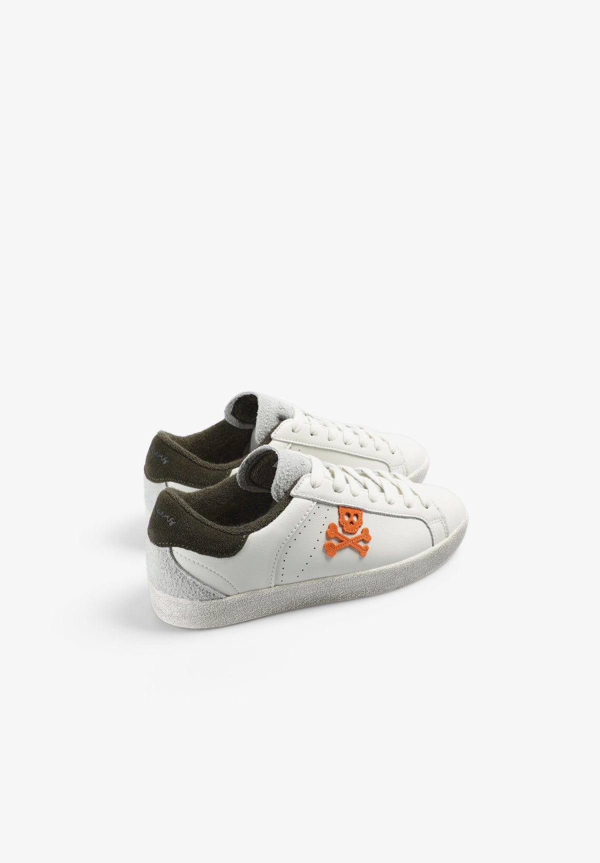 SUEDE SNEAKERS WITH SKULL