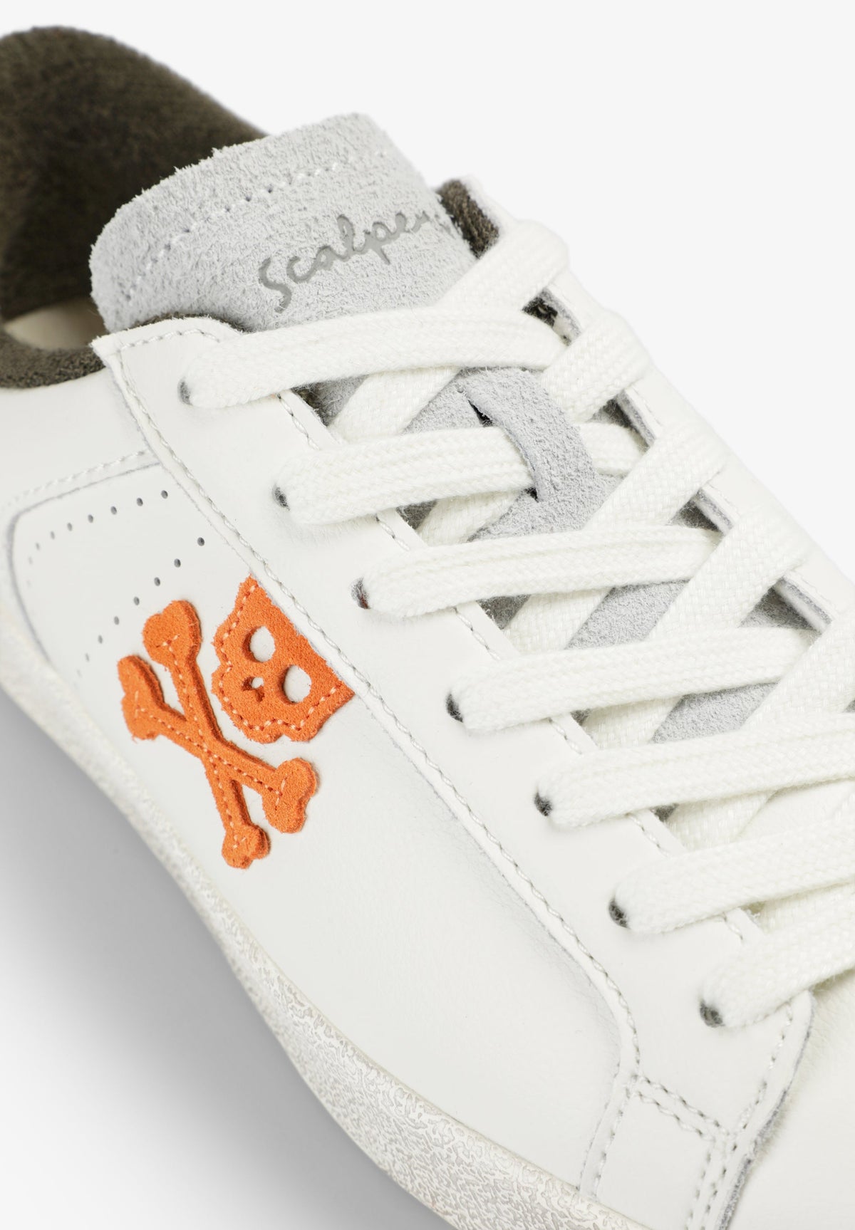 SUEDE SNEAKERS WITH SKULL