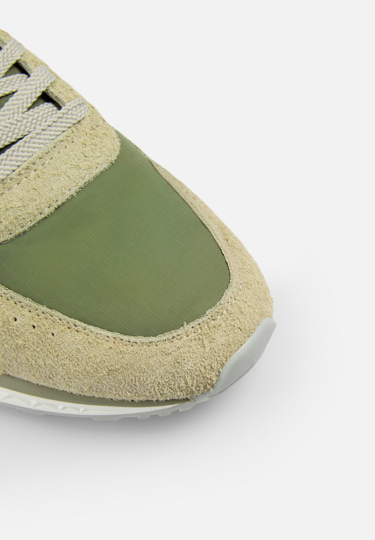 CONTRAST SUEDE SNEAKERS