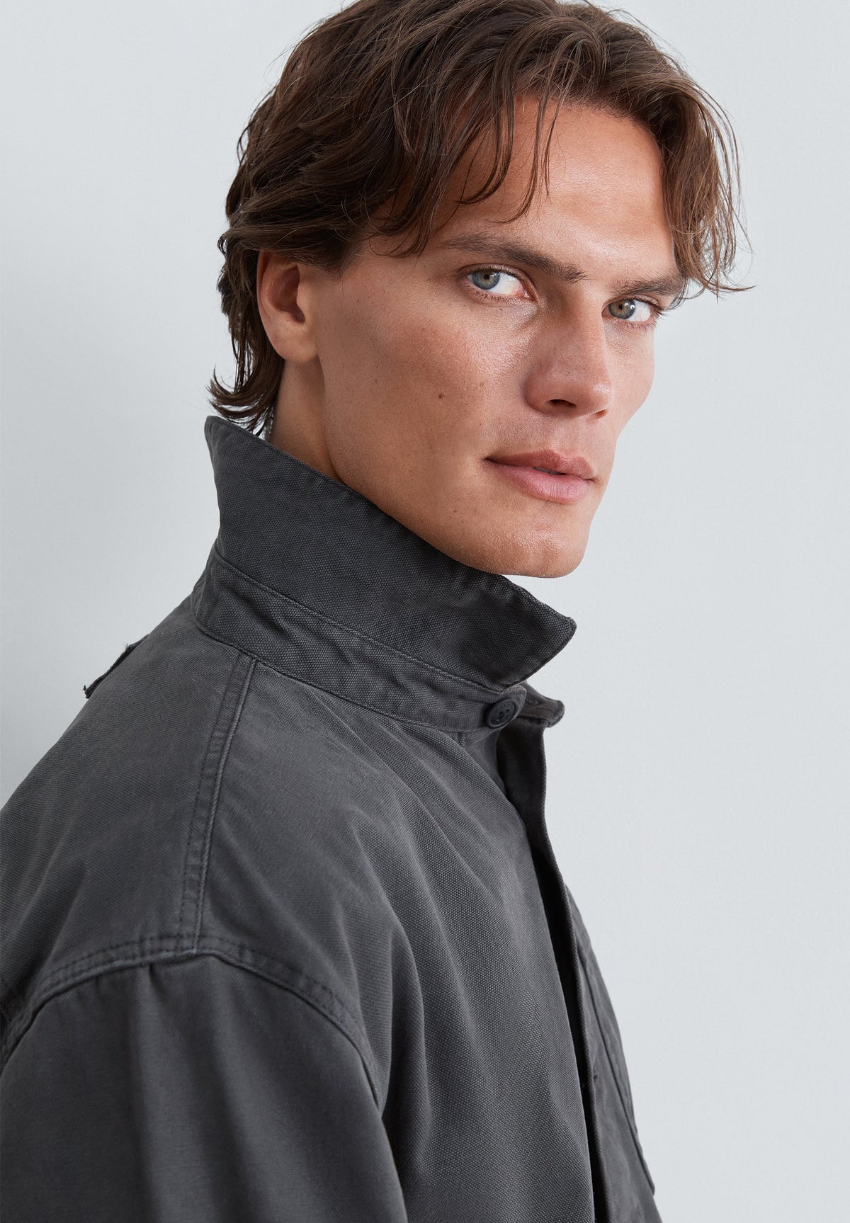 FADED OVERSHIRT WITH POCKETS