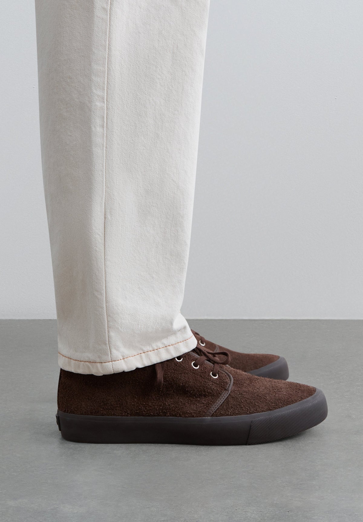 SUEDE HIGH TOP SNEAKERS