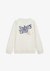 CONTRAST PRINT SWEATSHIRT