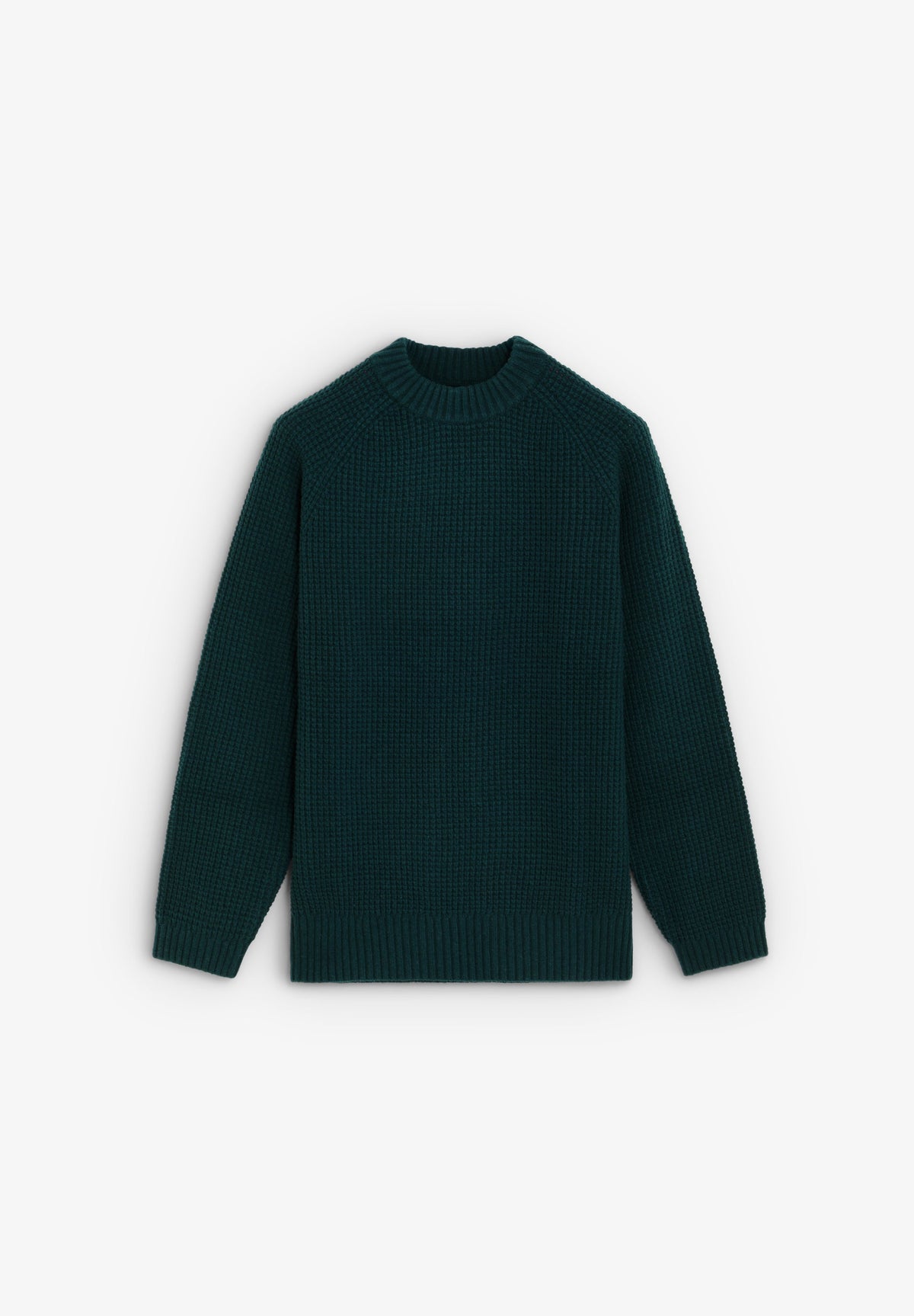 WAFFLE KNIT SWEATER
