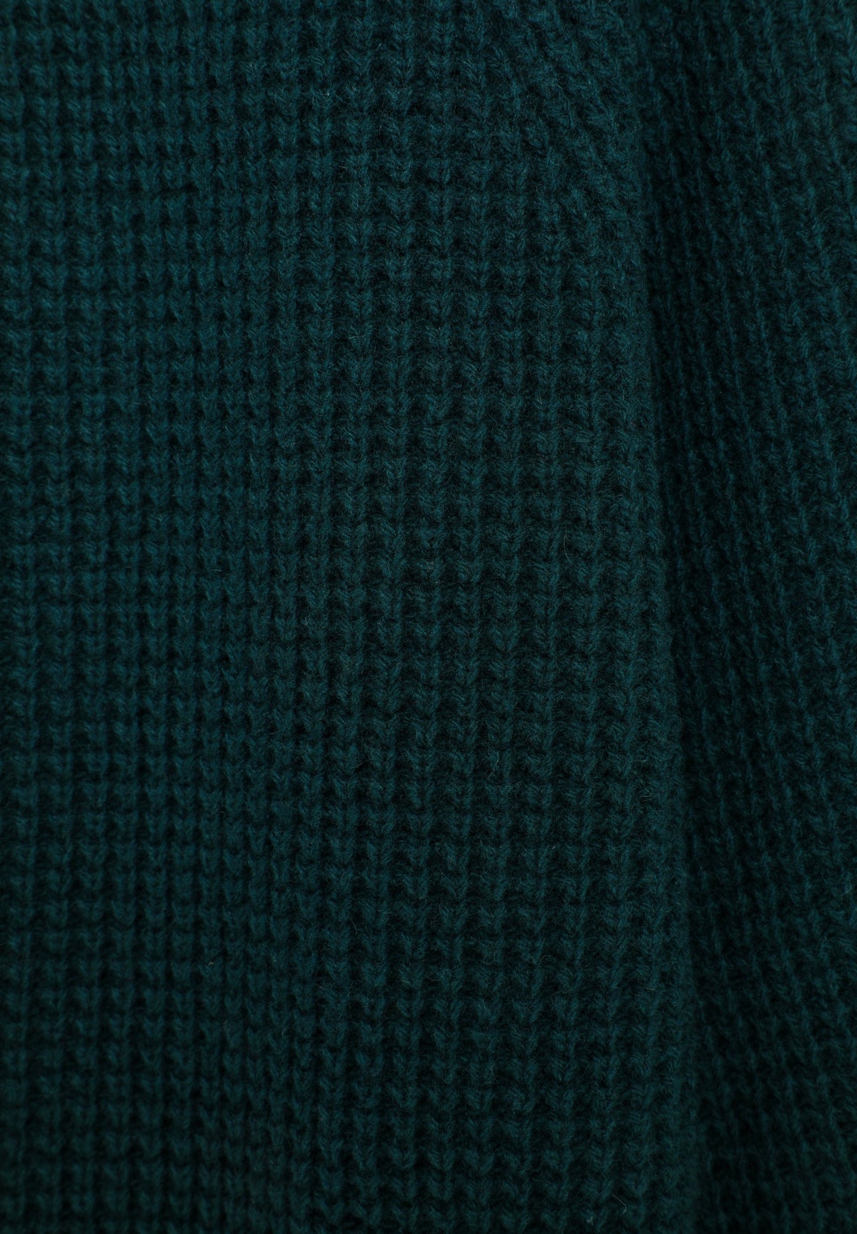 WAFFLE KNIT SWEATER