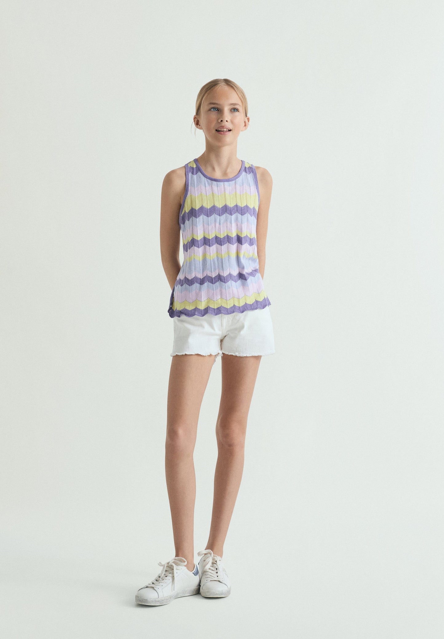 SCCROSS BACK TOP TRICOT GIRLS