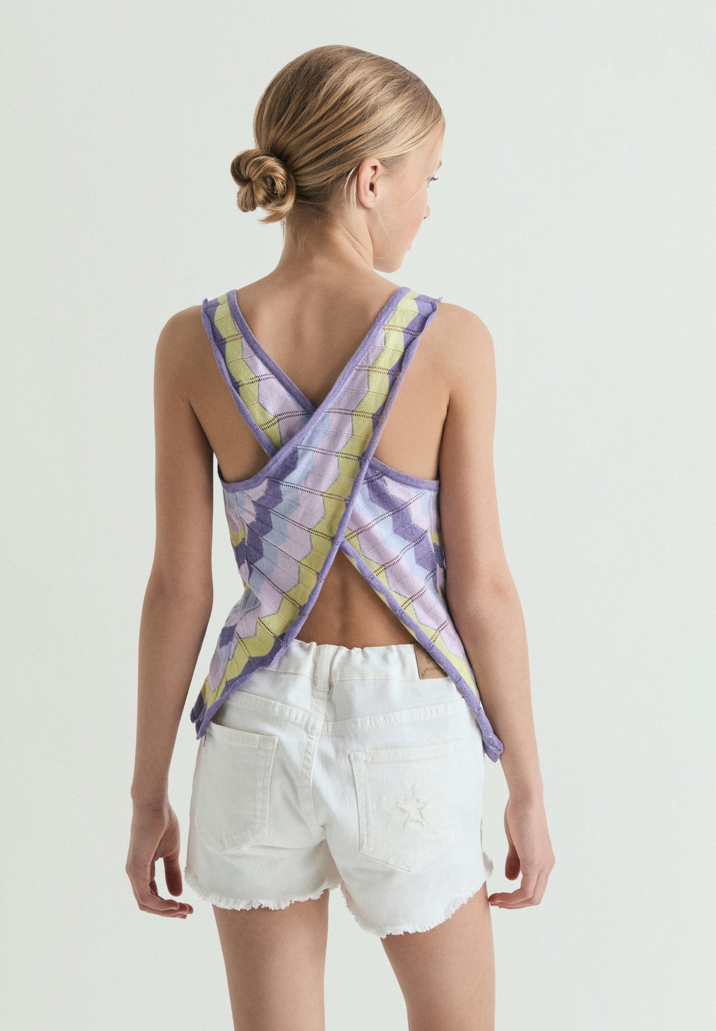 SCCROSS BACK TOP TRICOT GIRLS