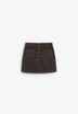 CORDUROY SKIRT WITH BUTTONS