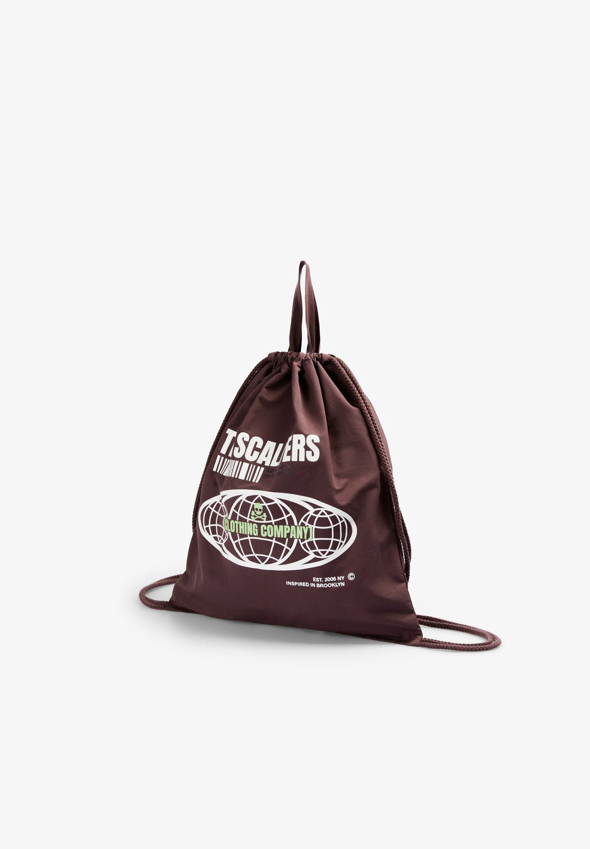 BUCKET BAG BACKPACK WITH PRINTED FRONT