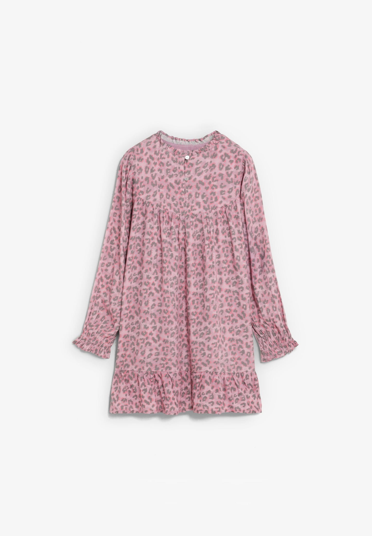 LONG SLEEVE ANIMAL PRINT DRESS
