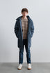 WATER REPELLENT HOODED PARKA