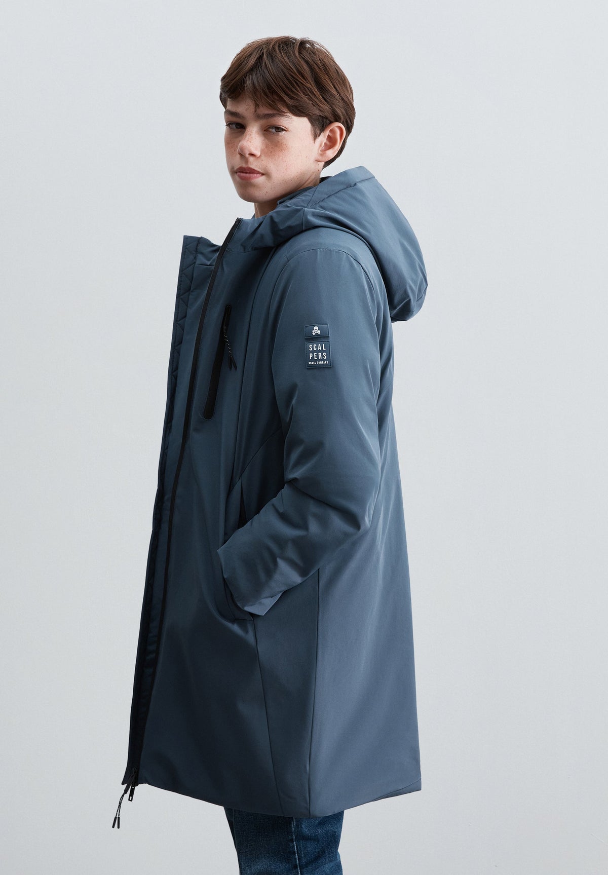 WATER REPELLENT HOODED PARKA