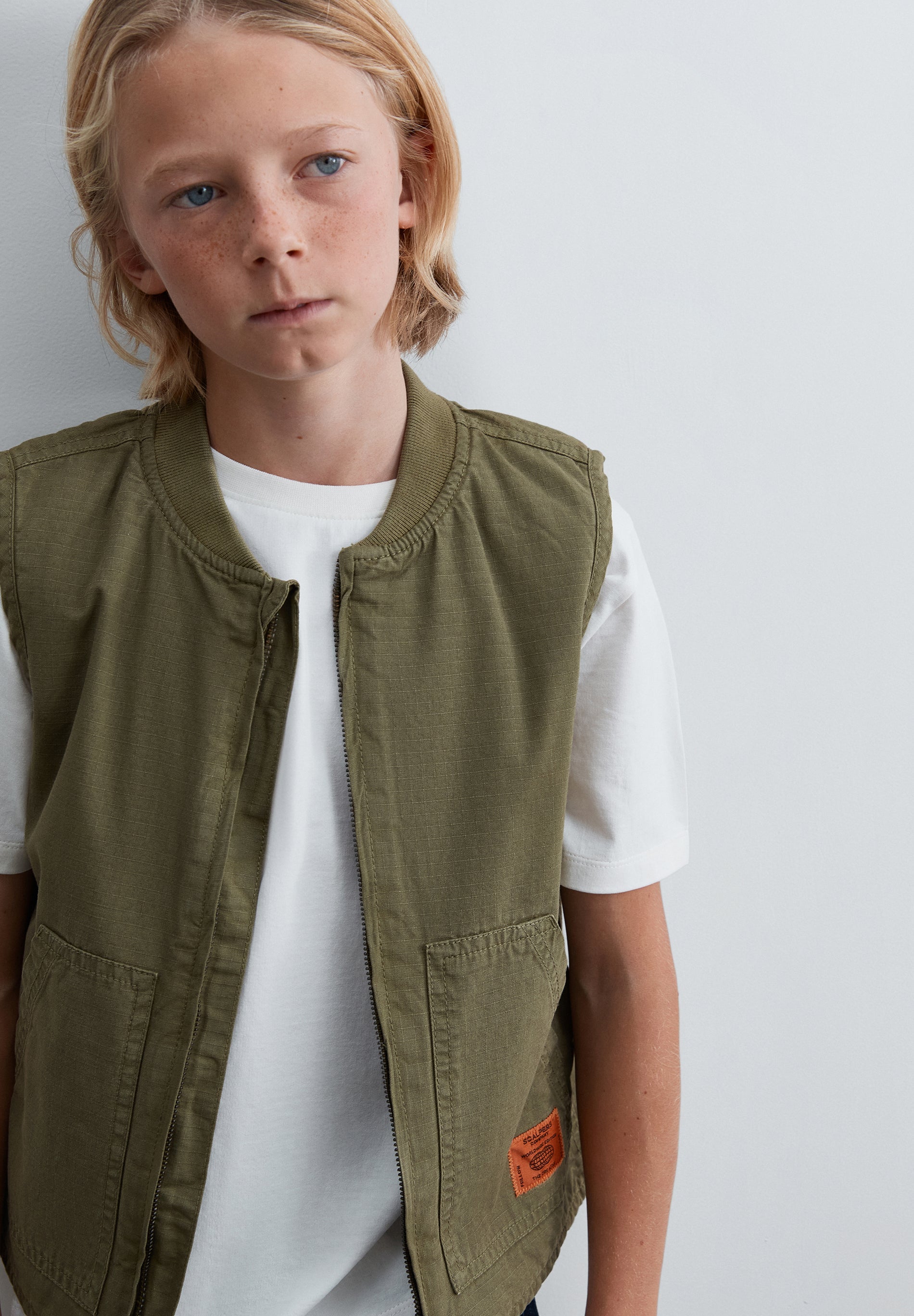 RIPSTOP GILET WITH POCKETS