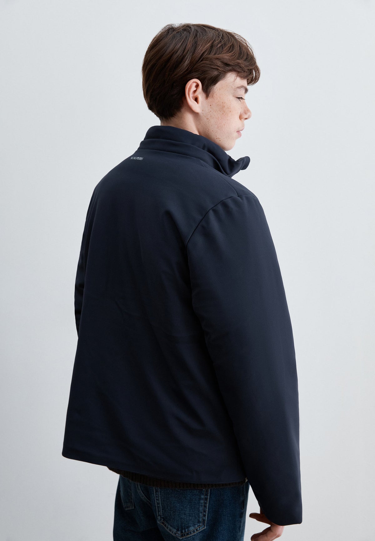 REVERSIBLE JACKET WITH HOOD