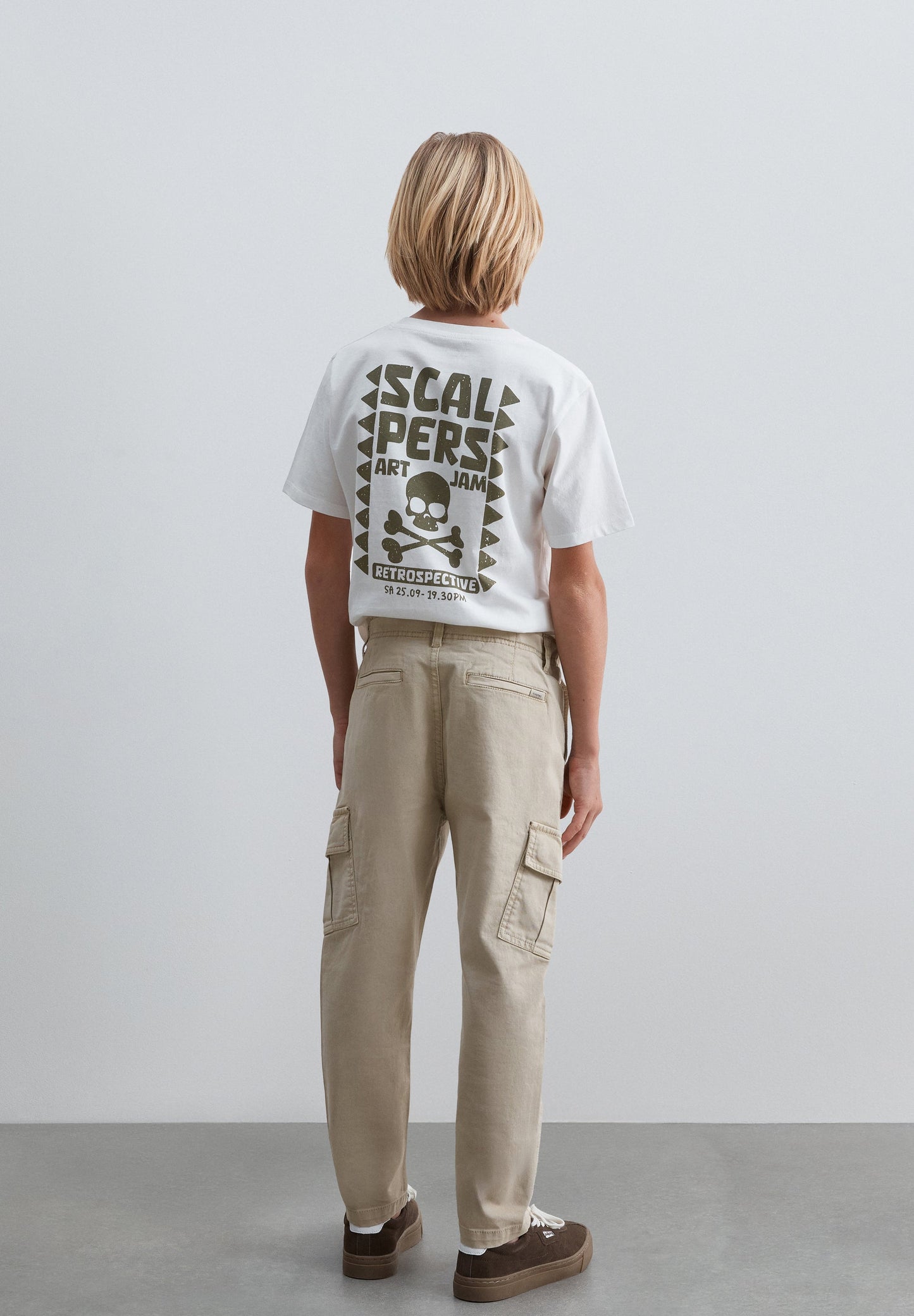 SLIM FIT CARGO TROUSERS