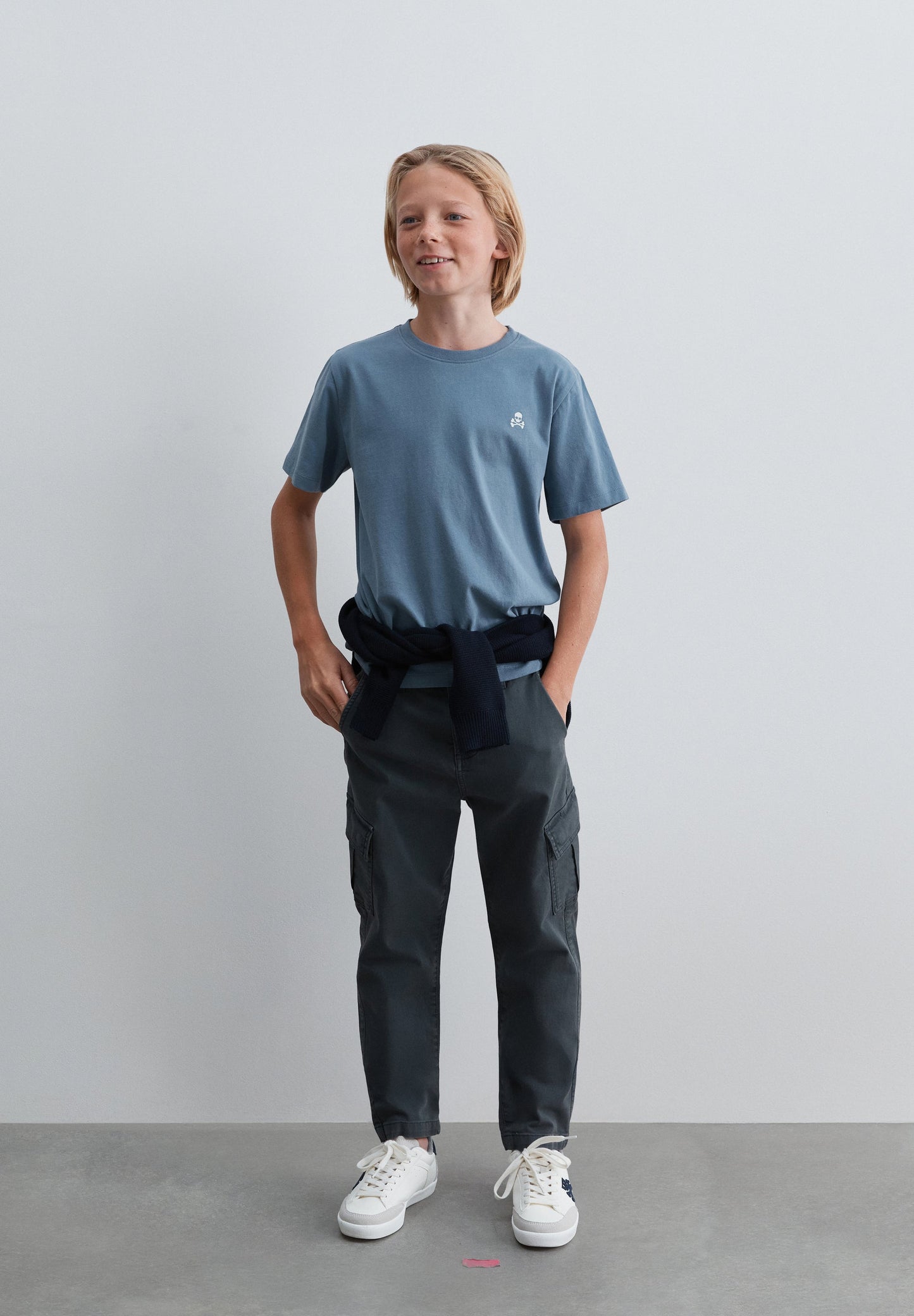 SLIM FIT CARGO TROUSERS