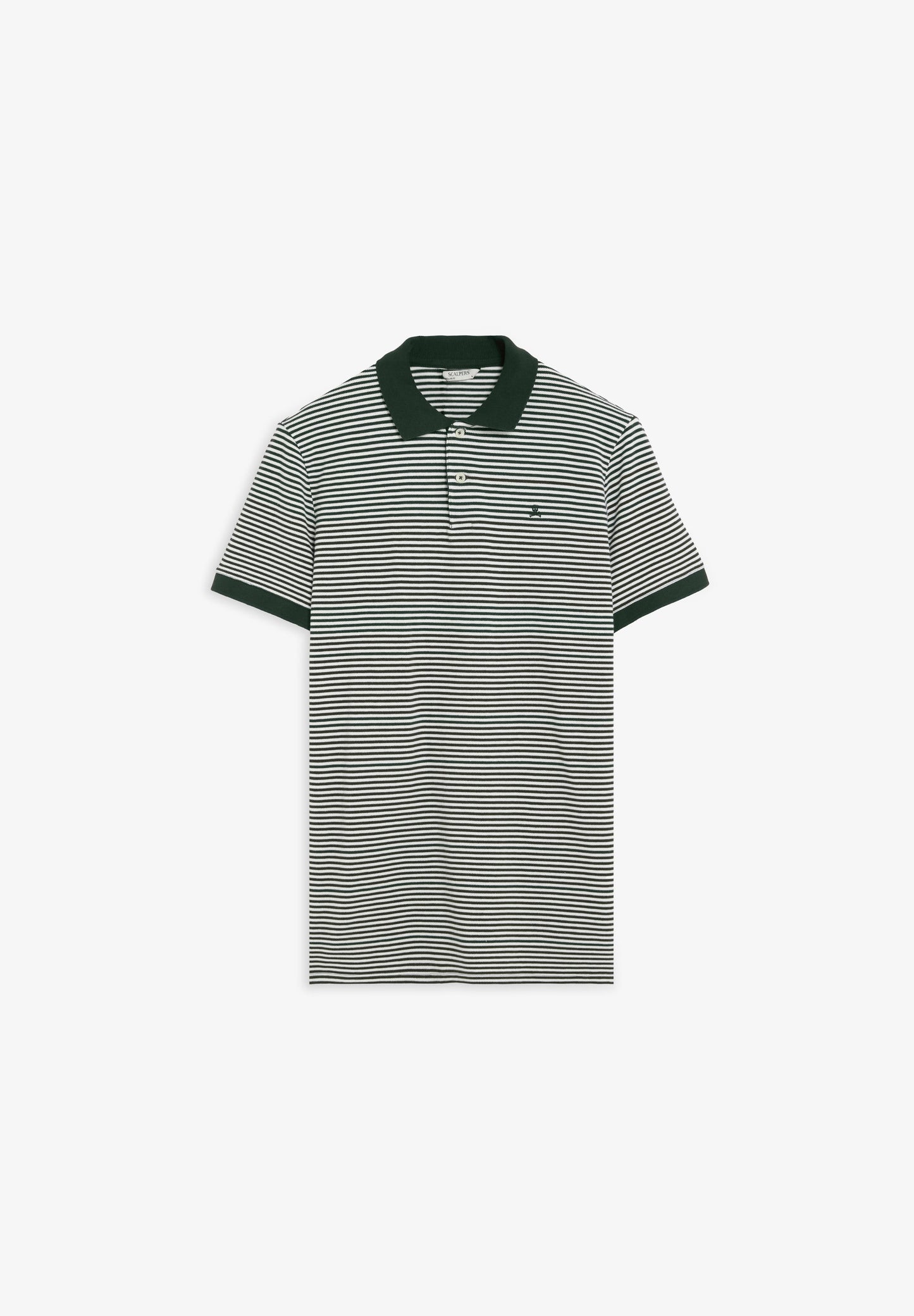 CONTRAST STRIPED POLO SHIRT