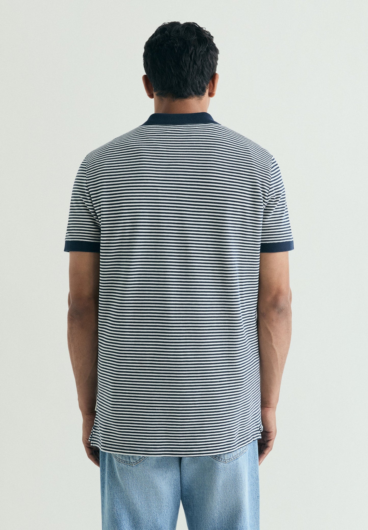 CONTRAST STRIPED POLO SHIRT