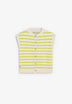 STRIPED KNITTED VEST