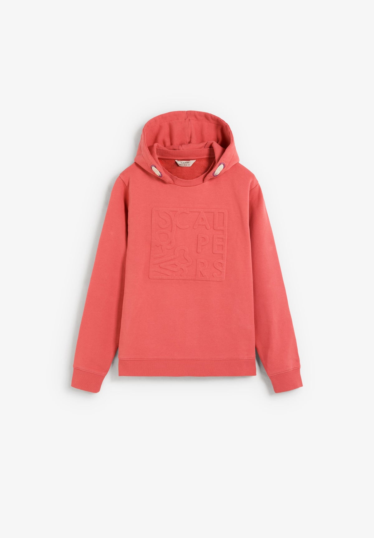 HOODIE WITH EMBOSSED DETAILING