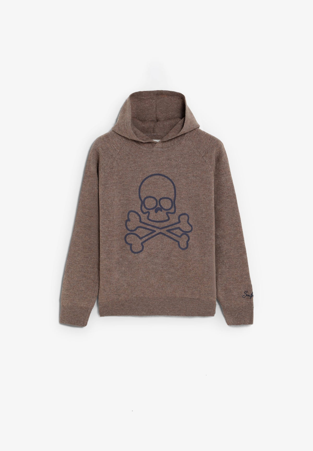 FINE KNIT HOODED SWEATER
