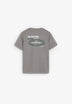CONTRAST PRINT T-SHIRT