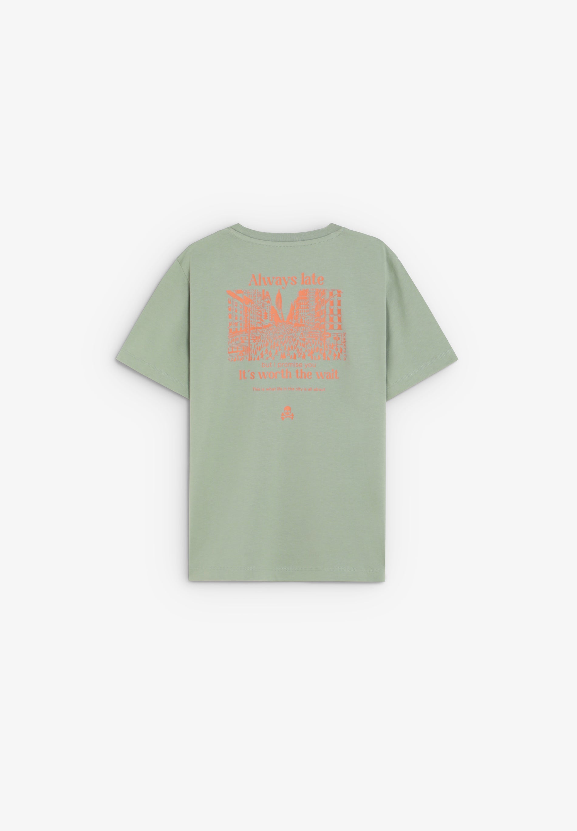 WASHED PRINT T-SHIRT
