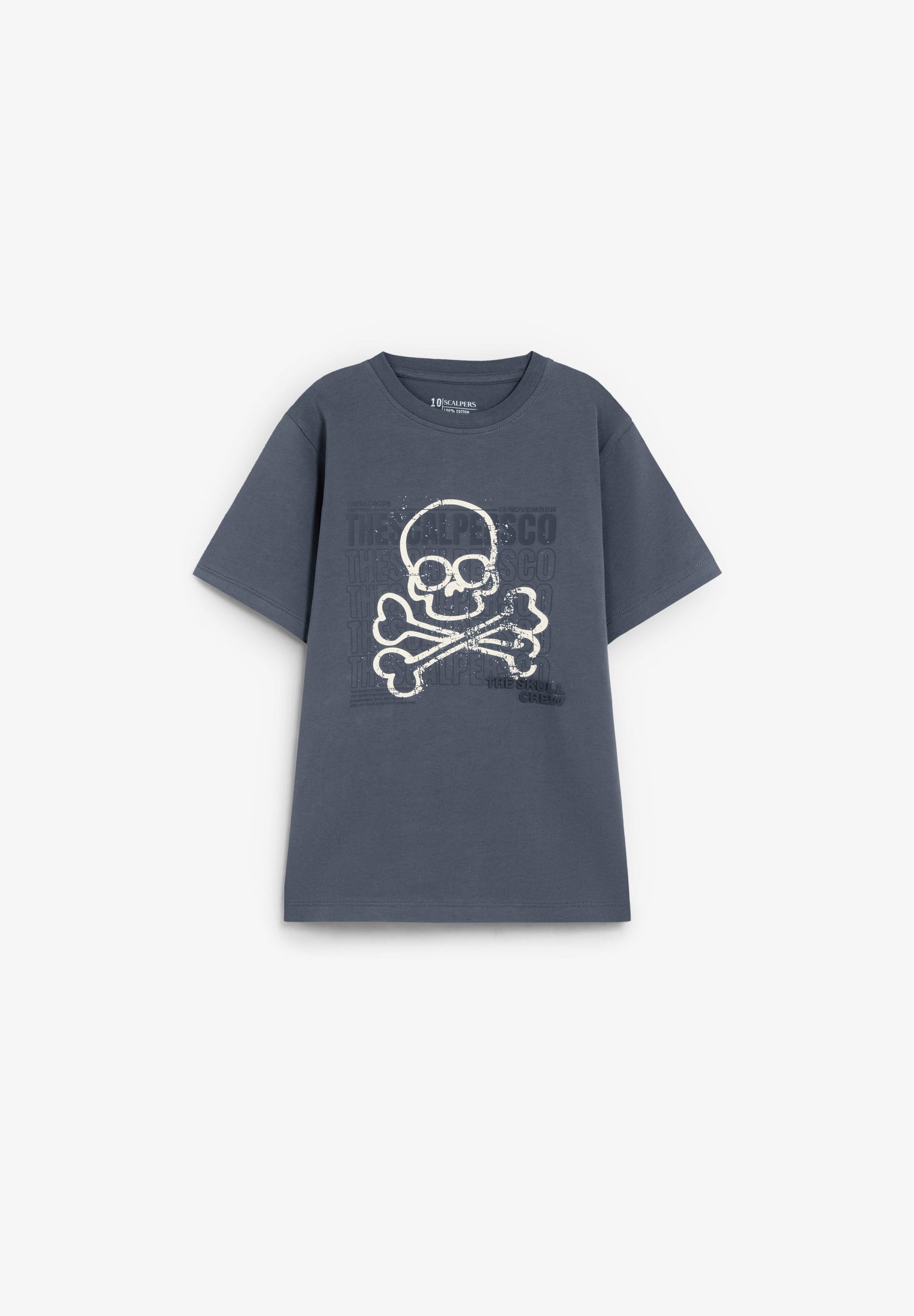 PRINTED T-SHIRT WITH BACK DETAIL