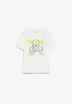 PRINTED T-SHIRT WITH BACK DETAIL