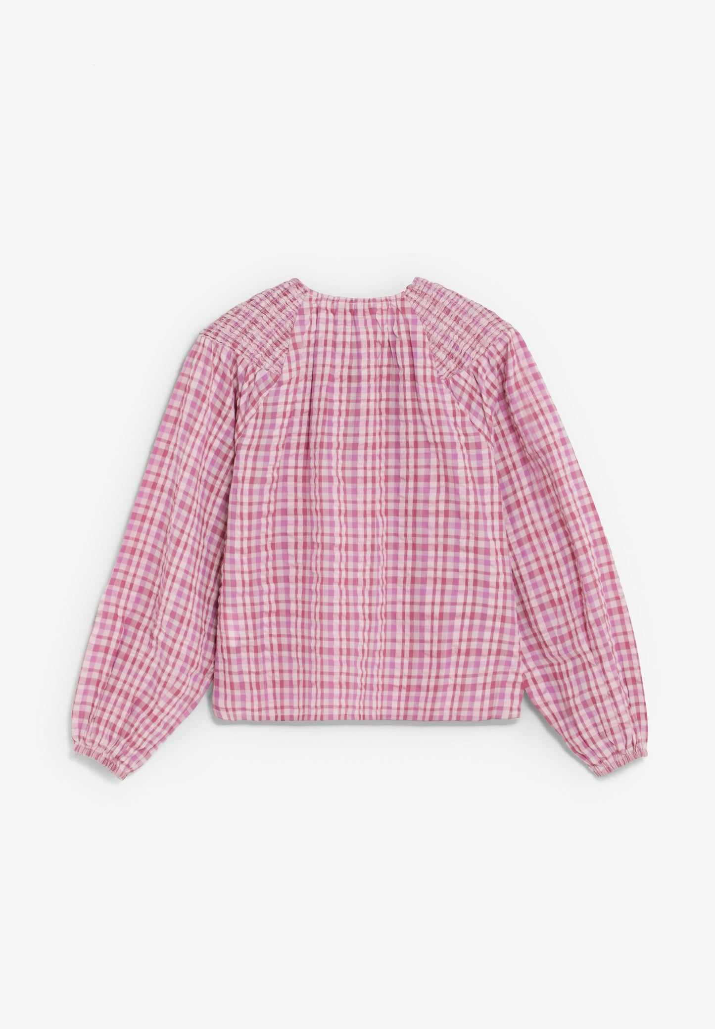 CHECK PRINT BLOUSE