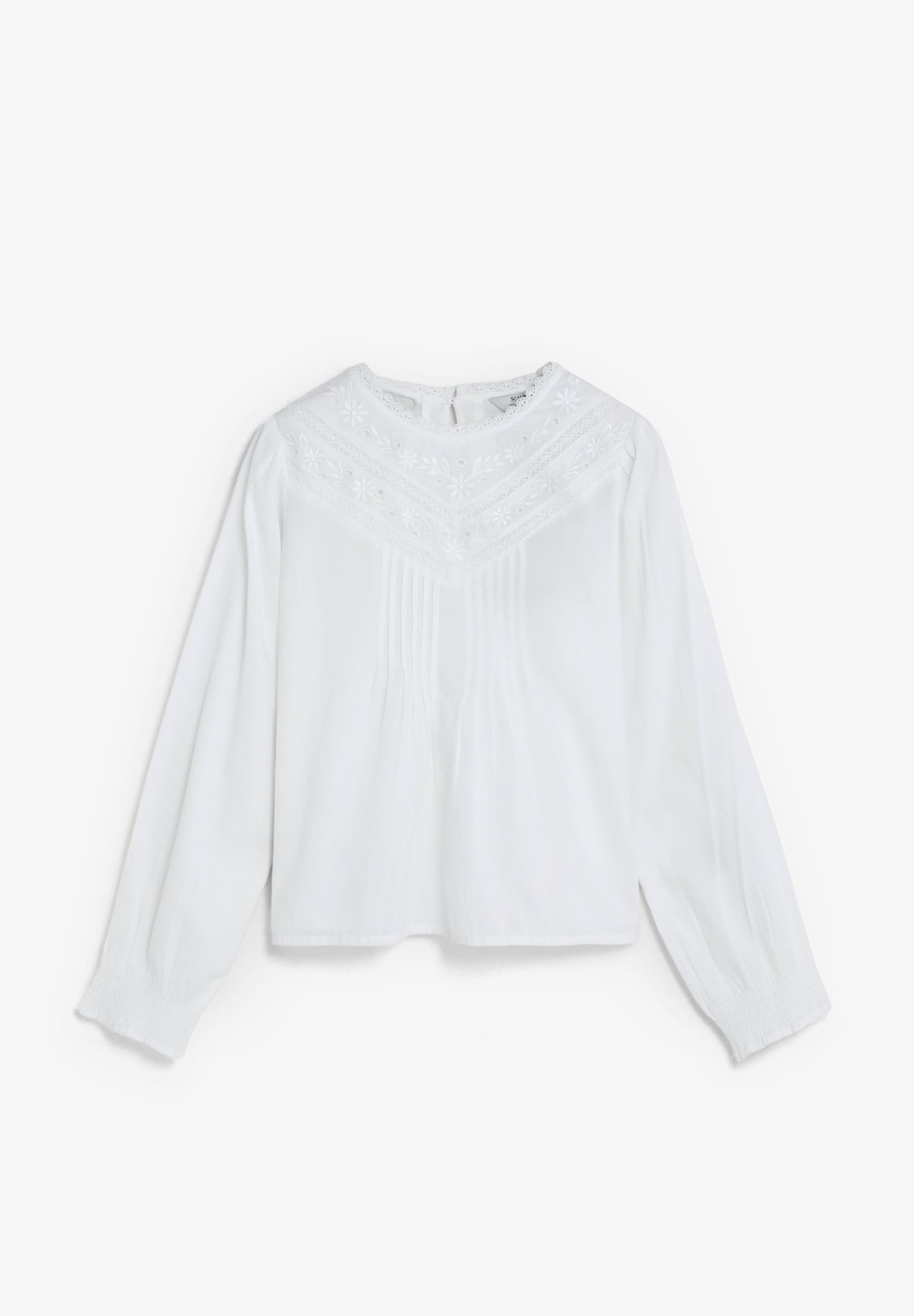 EMBROIDERED ROMANTIC BLOUSE