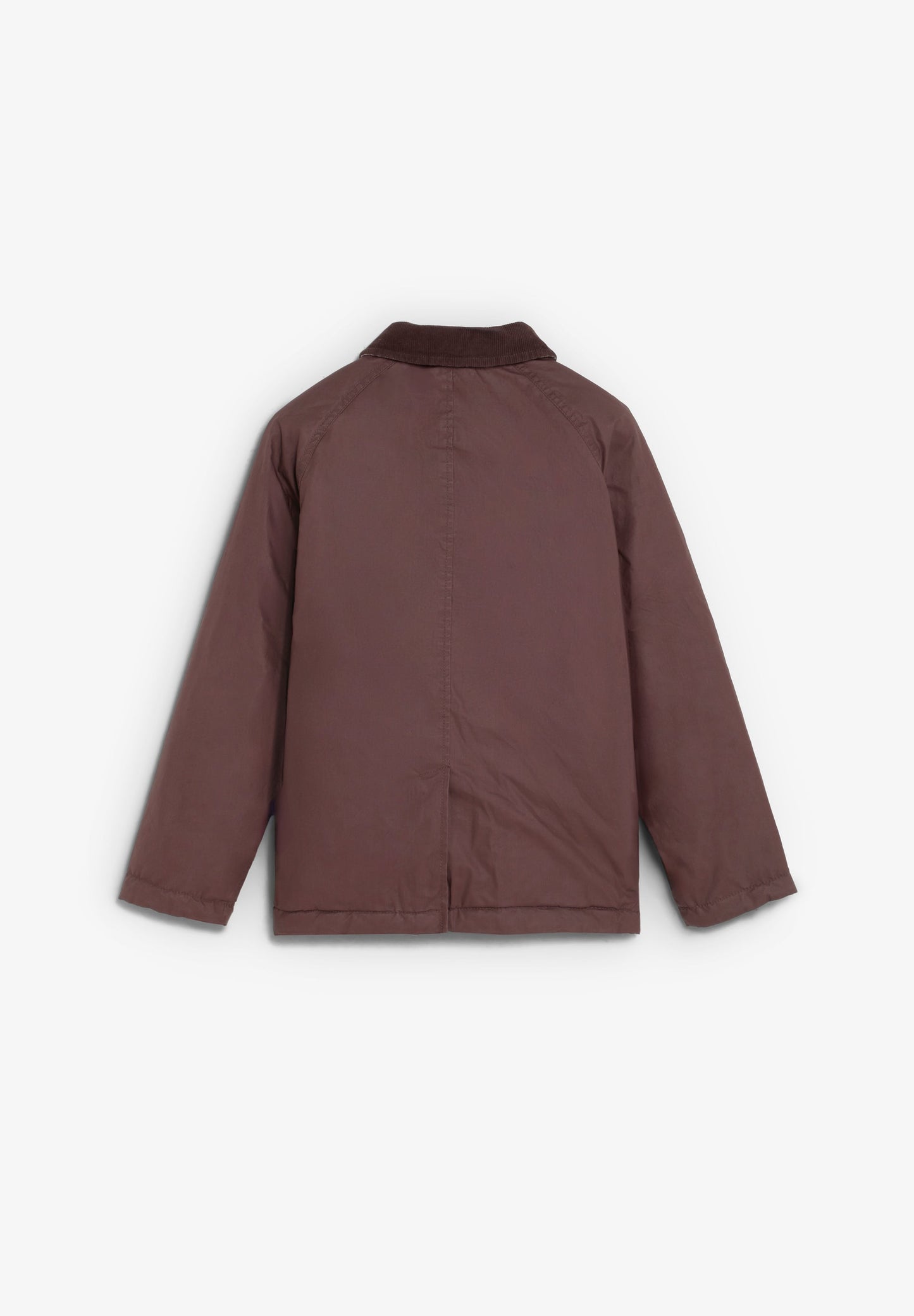 WAXED JACKET WITH CORDUROY COLLAR
