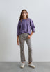 ANIMAL PRINT FLARED TROUSERS