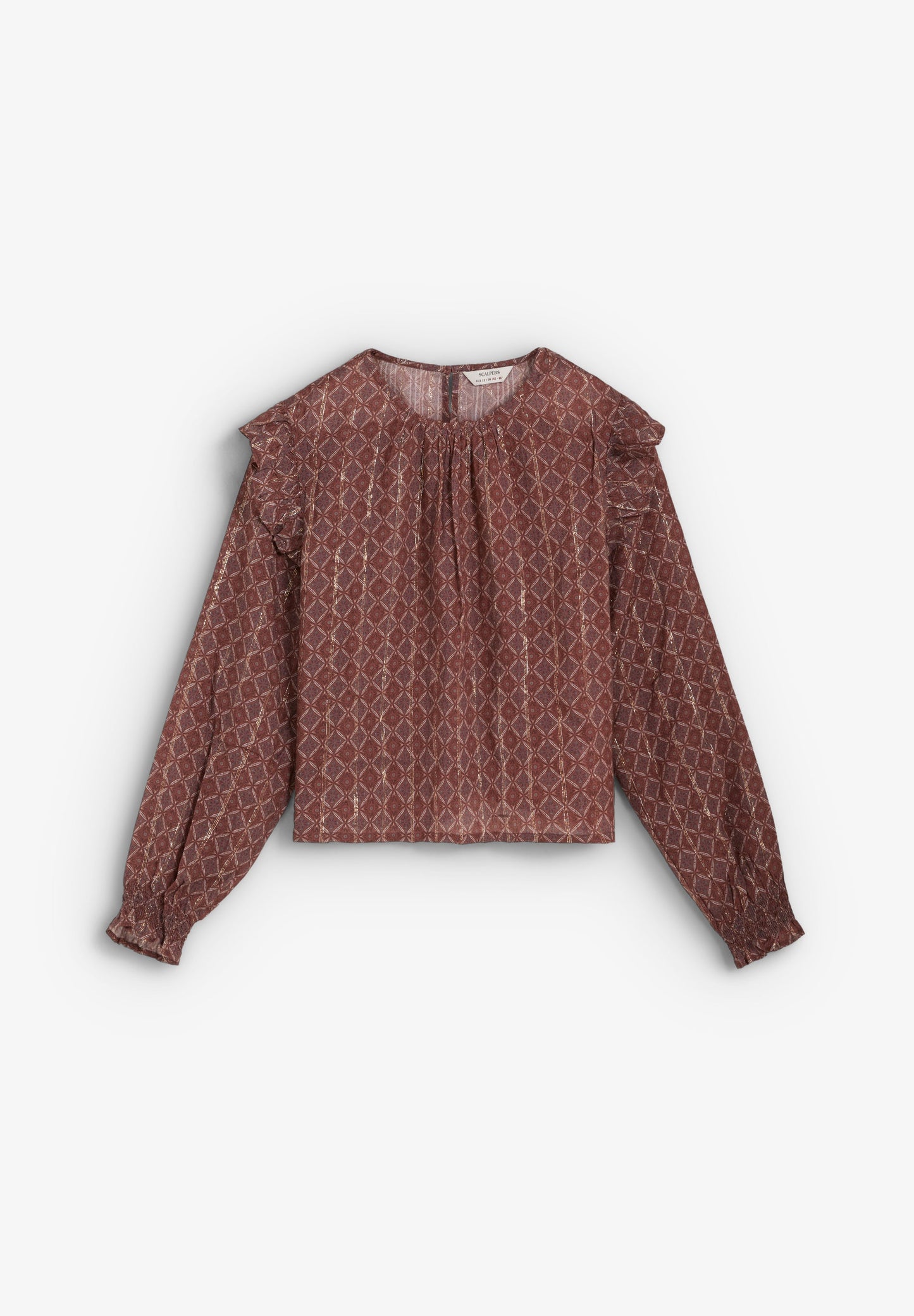 GEOMETRIC PRINT BLOUSE