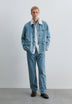 REGULAR FIT WASHED JEANS
