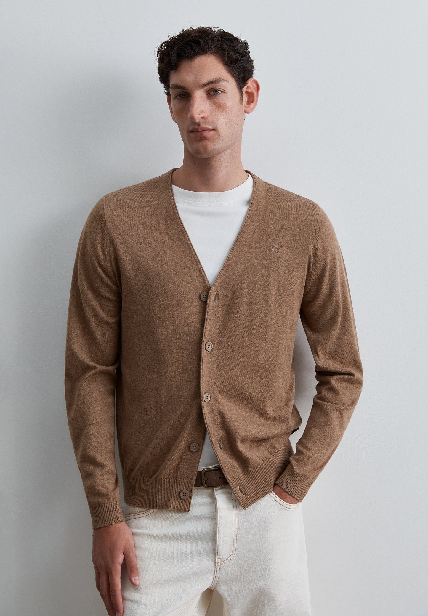 TONAL SKULL CARDIGAN