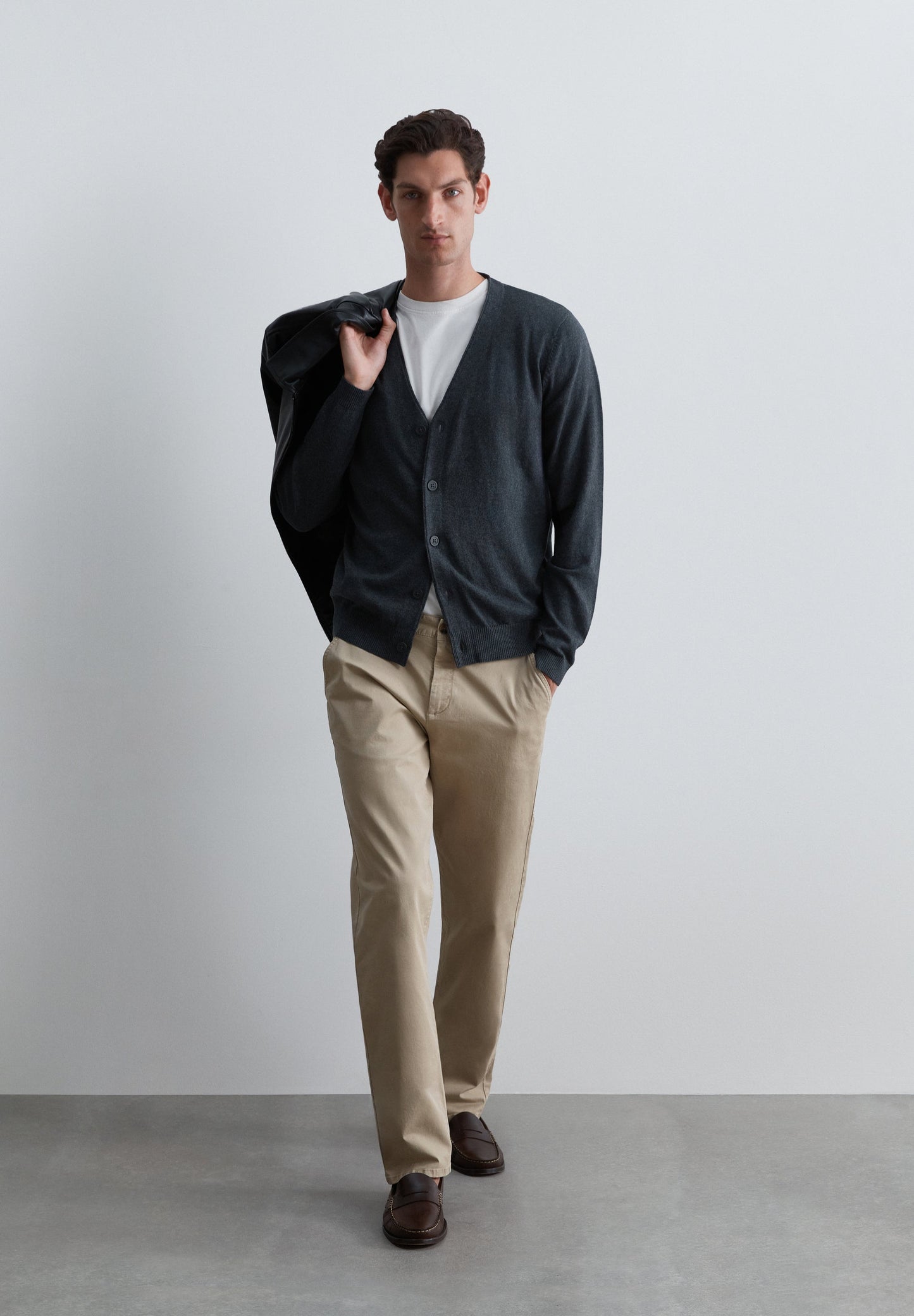 TONAL SKULL CARDIGAN