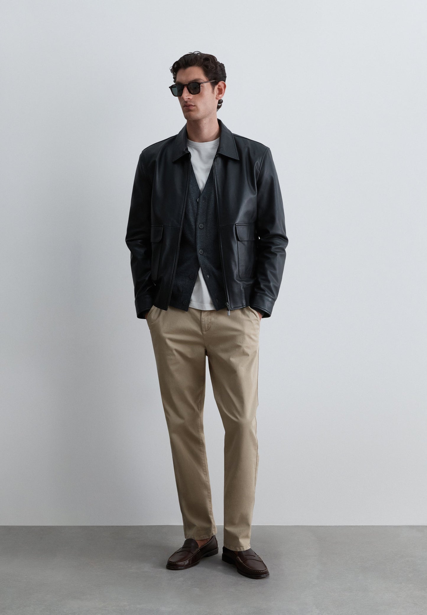 TONAL SKULL CARDIGAN