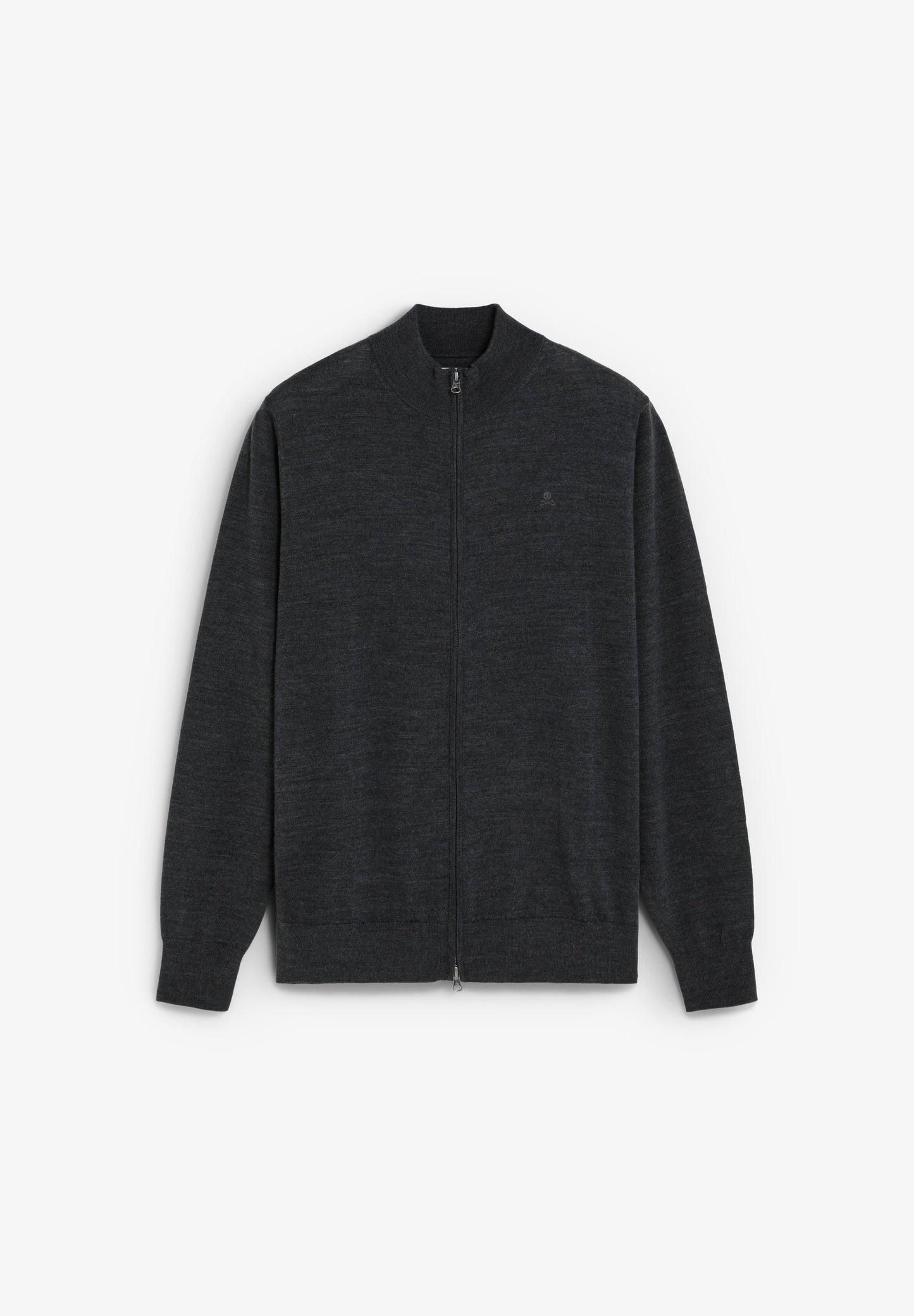 ZIP-UP WOOL CARDIGAN
