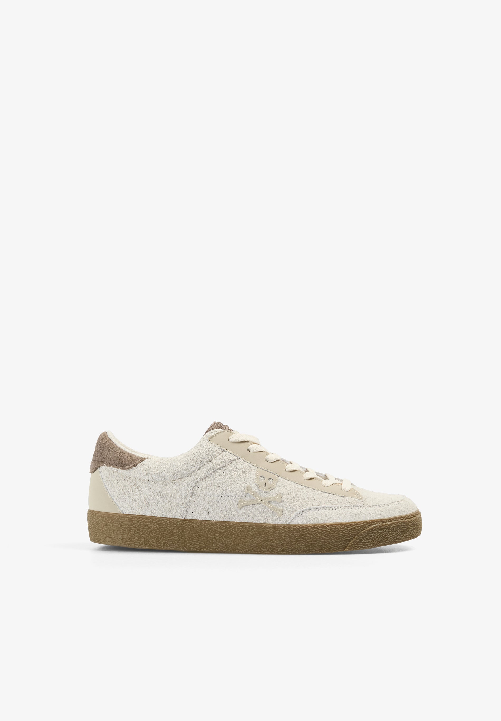 SUEDE SNEAKERS WITH CONTRAST SOLES