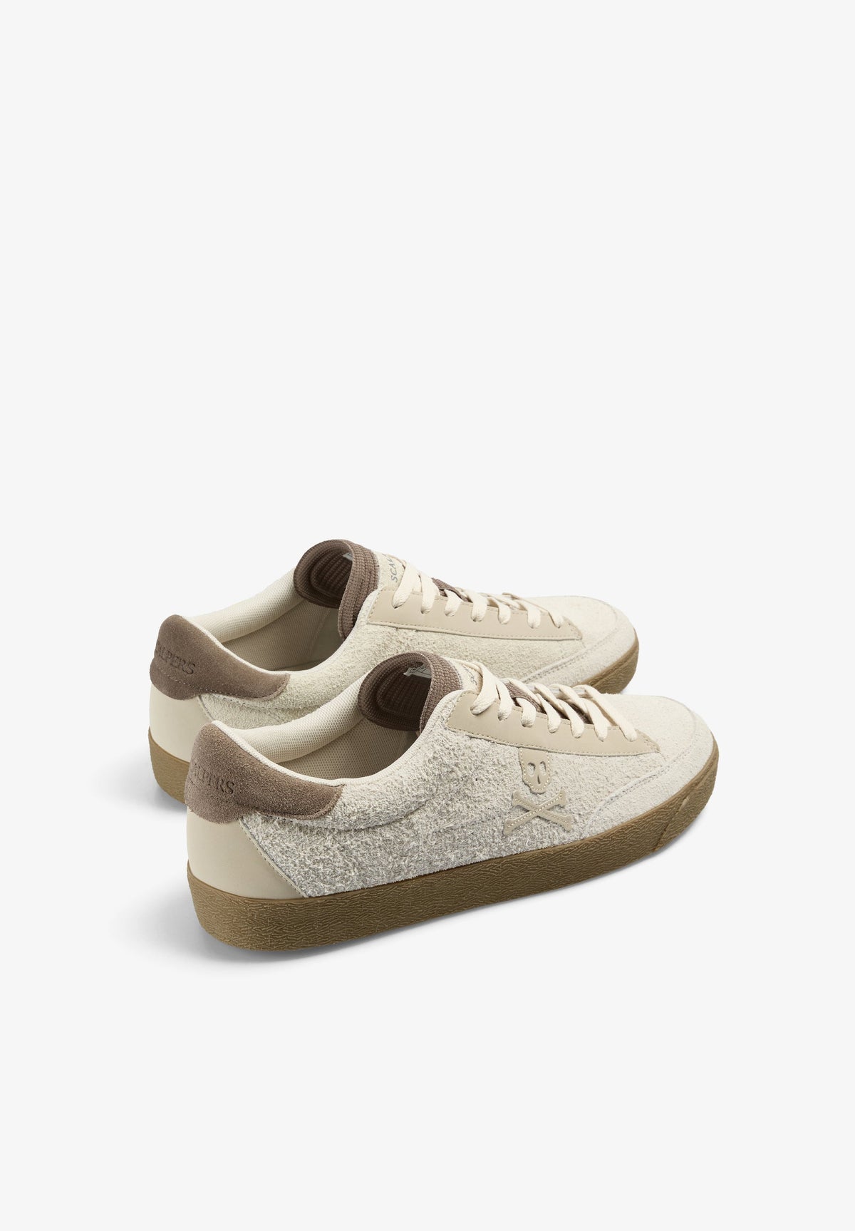 SUEDE SNEAKERS WITH CONTRAST SOLES